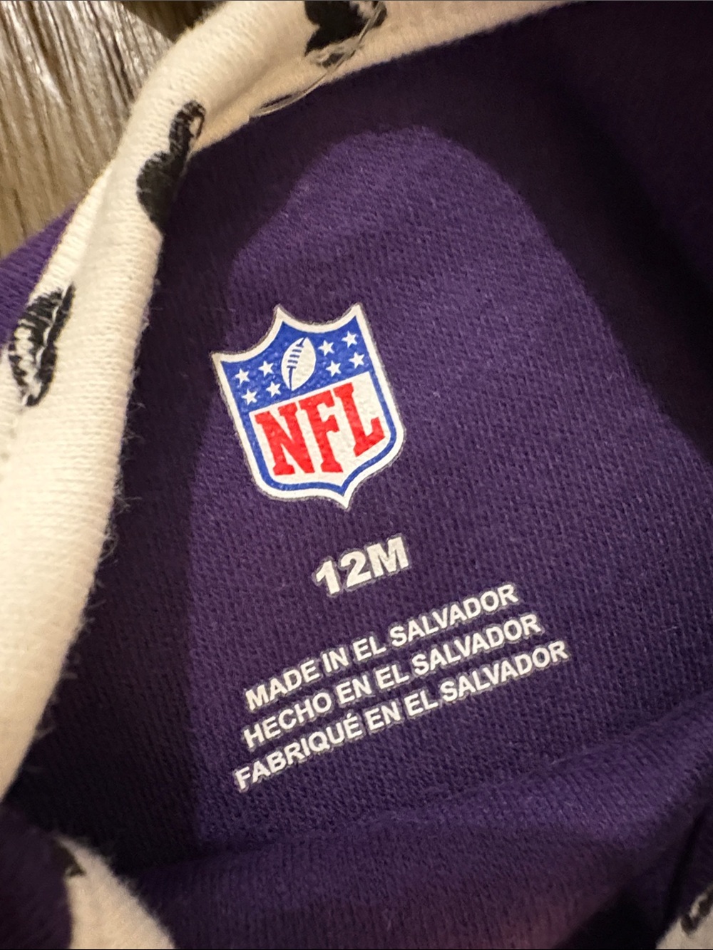 NWT Lot of 2x [NFL] Baltimore Ravens NFL Heart Fan Ruffle Onesies Baby Girls 12M - Picture 11 of 16